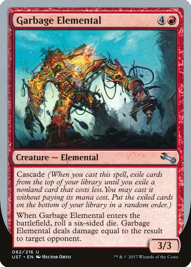 Garbage Elemental (3/3 Creature) [Unstable] | Boutique FDB TCG