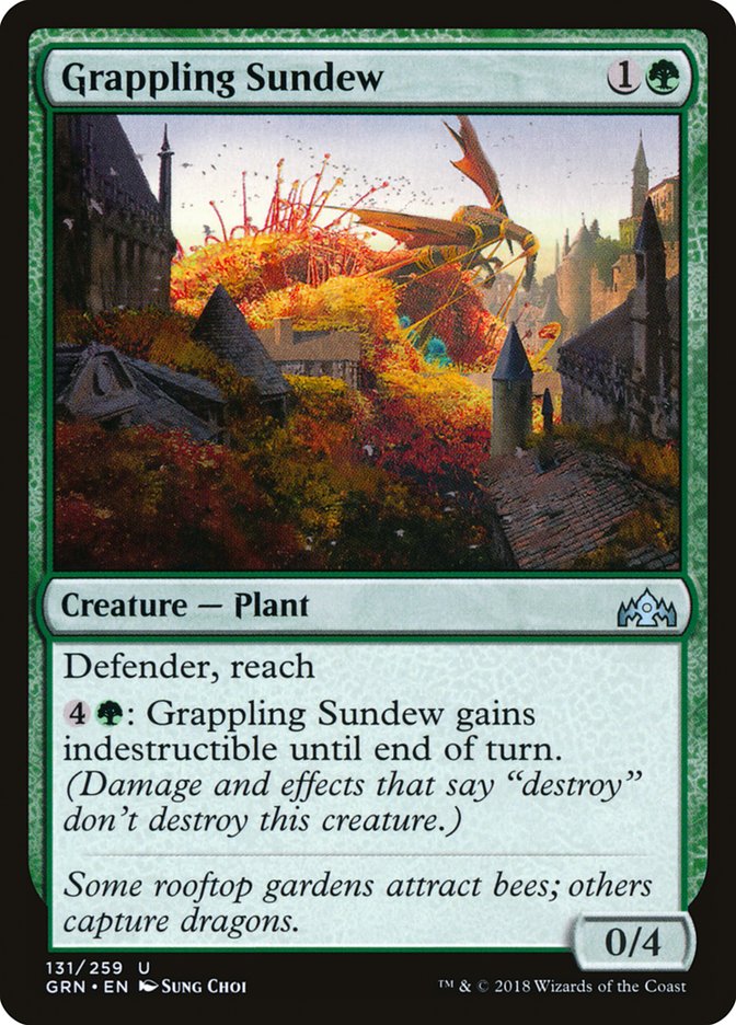 Grappling Sundew [Guilds of Ravnica] | Boutique FDB TCG