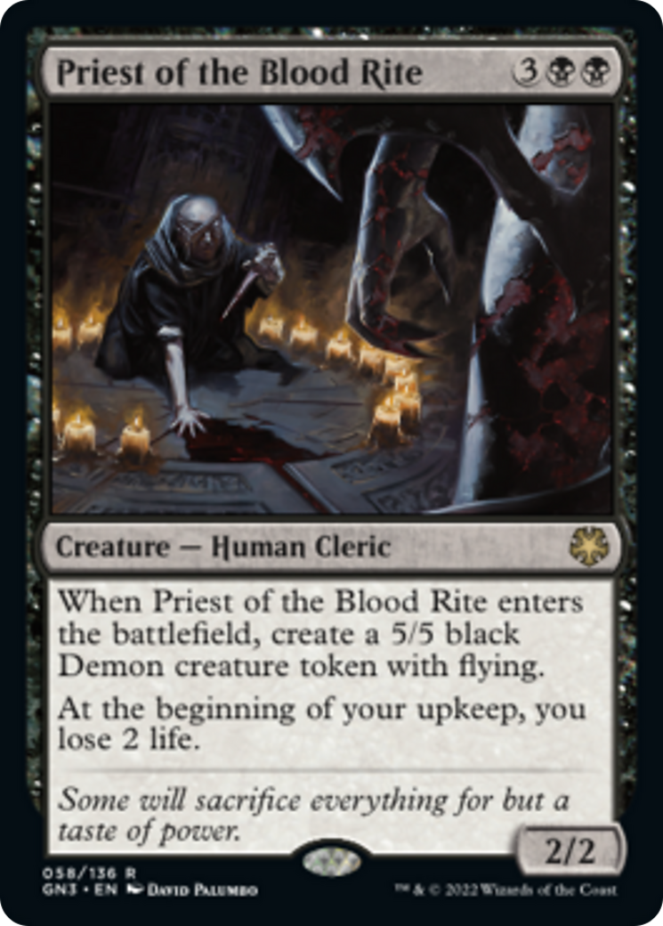 Priest of the Blood Rite [Game Night: Free-for-All] | Boutique FDB TCG