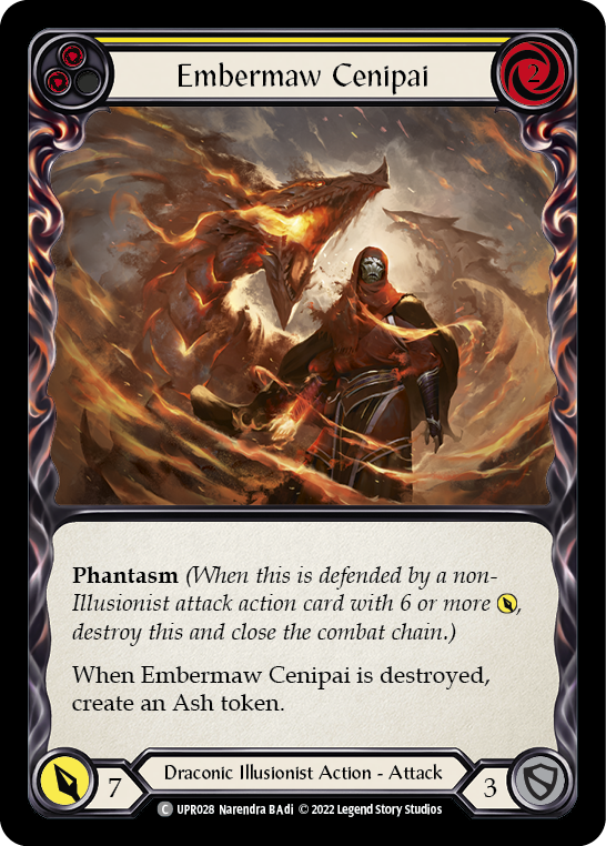 Embermaw Cenipai (Yellow) [UPR028] (Uprising) | Boutique FDB TCG