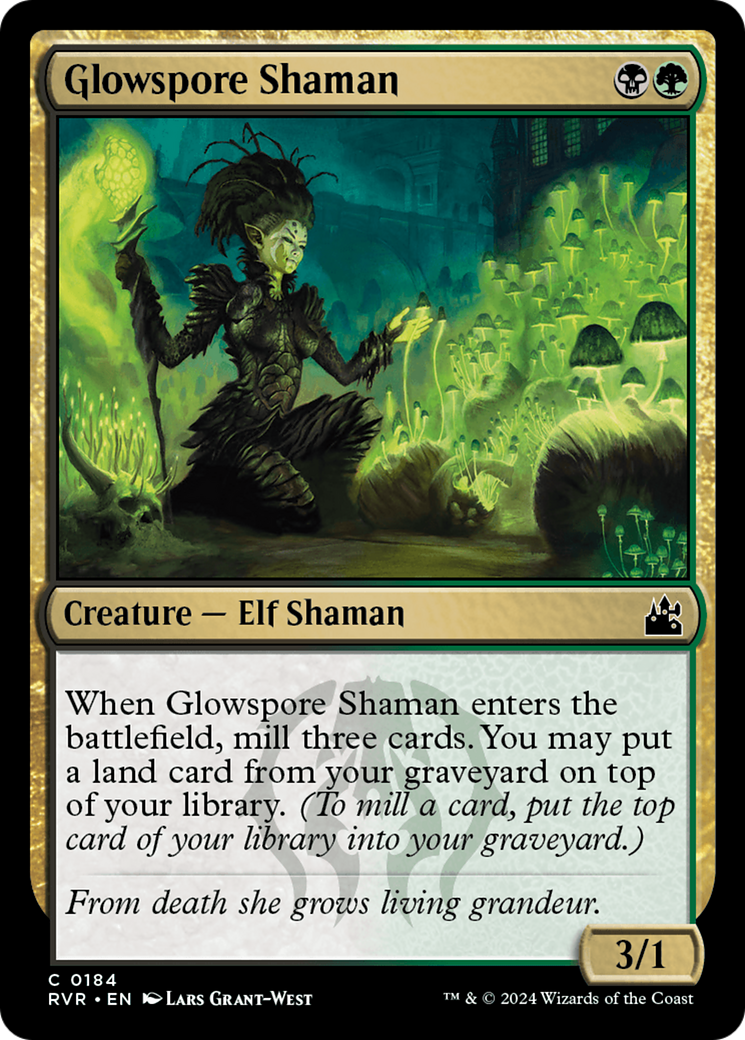 Glowspore Shaman [Ravnica Remastered] | Boutique FDB TCG