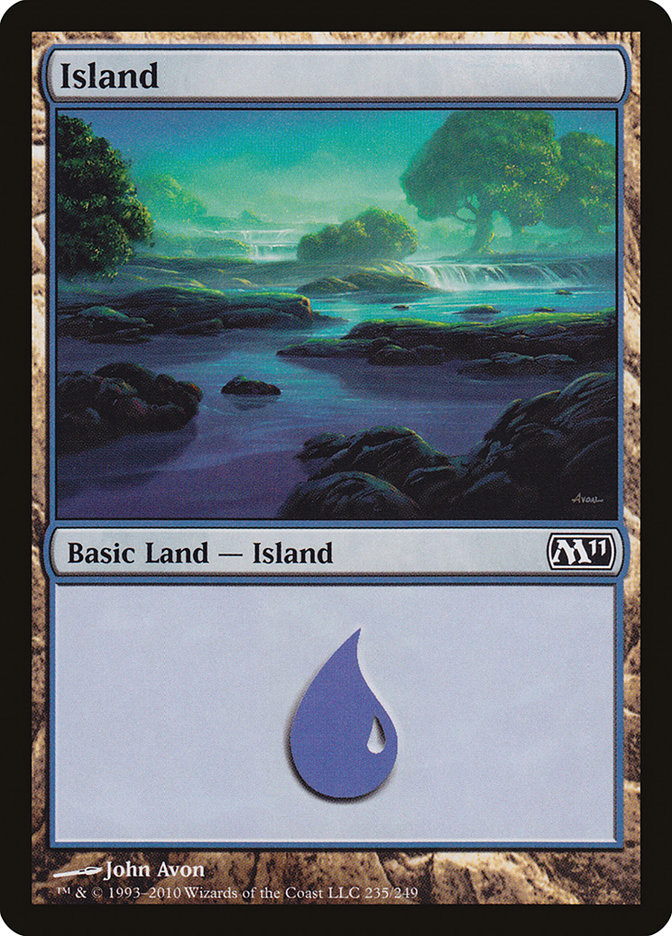Island (235) [Magic 2011] | Boutique FDB TCG