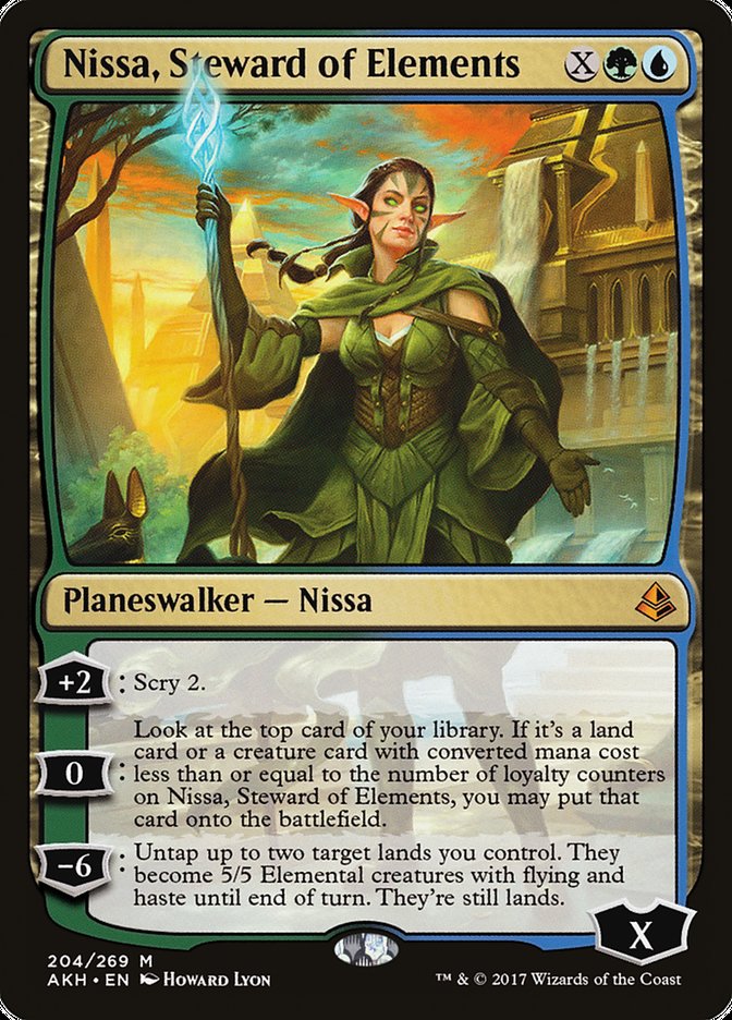 Nissa, Steward of Elements [Amonkhet] | Boutique FDB TCG