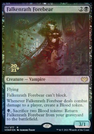 Falkenrath Forebear [Innistrad: Crimson Vow Prerelease Promos] | Boutique FDB TCG