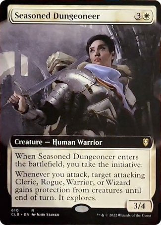 Seasoned Dungeoneer (Extended Art) [Commander Legends: Battle for Baldur's Gate] | Boutique FDB TCG