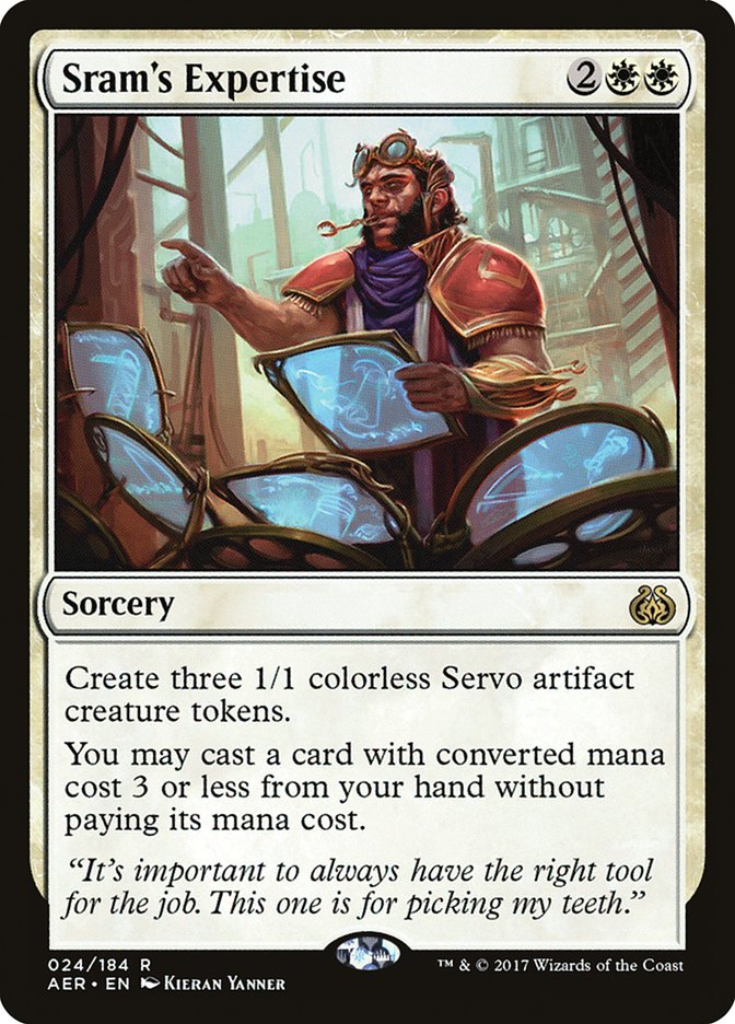 Sram's Expertise [Aether Revolt] | Boutique FDB TCG