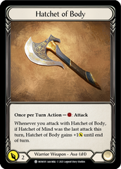 Spectral Shield // Hatchet of Body [MON104 // MON105] (Monarch)  1st Edition Normal | Boutique FDB TCG