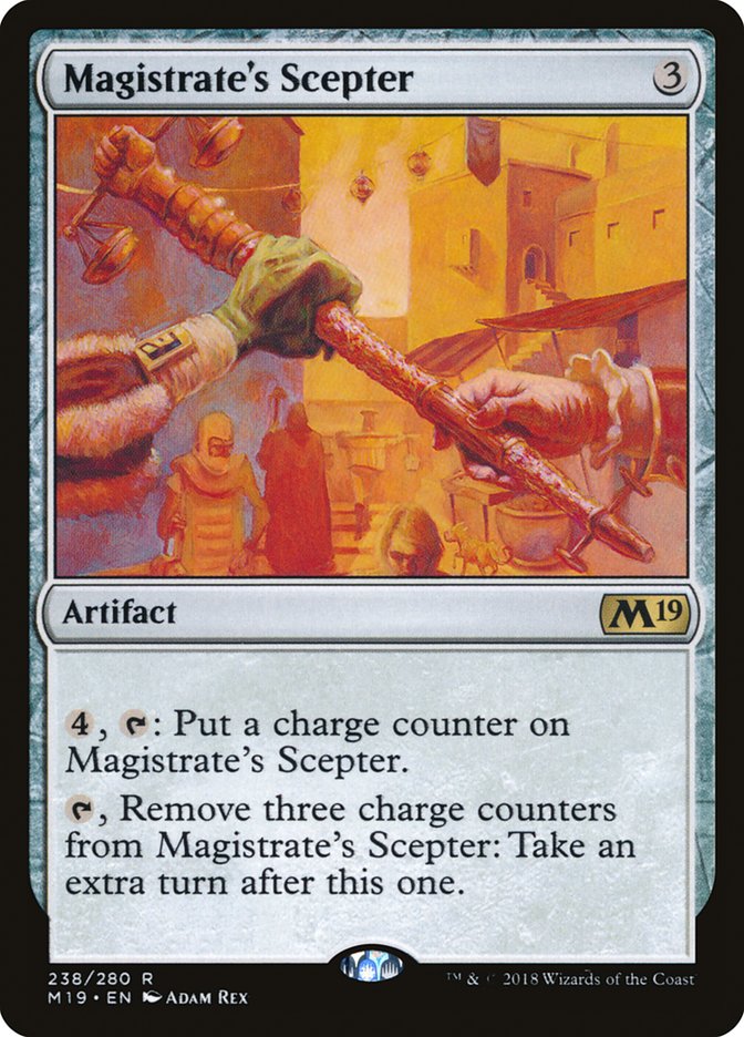 Magistrate's Scepter [Core Set 2019] | Boutique FDB TCG