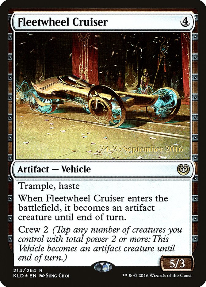 Fleetwheel Cruiser [Kaladesh Prerelease Promos] | Boutique FDB TCG