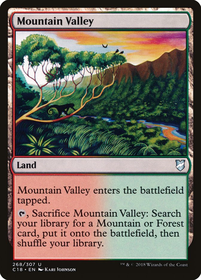 Mountain Valley [Commander 2018] | Boutique FDB TCG
