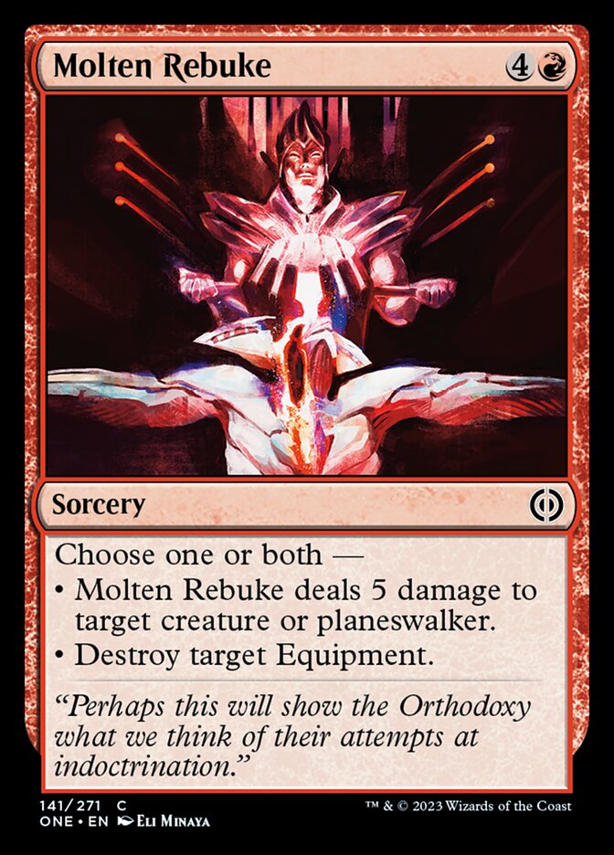 Molten Rebuke [Phyrexia: All Will Be One] | Boutique FDB TCG