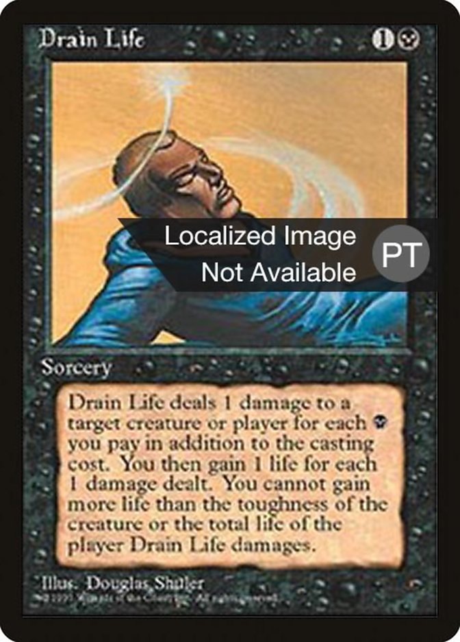 Drain Life [Fourth Edition (Foreign Black Border)] | Boutique FDB TCG