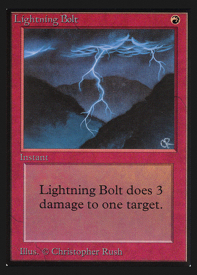 Lightning Bolt [International Collectors' Edition] | Boutique FDB TCG