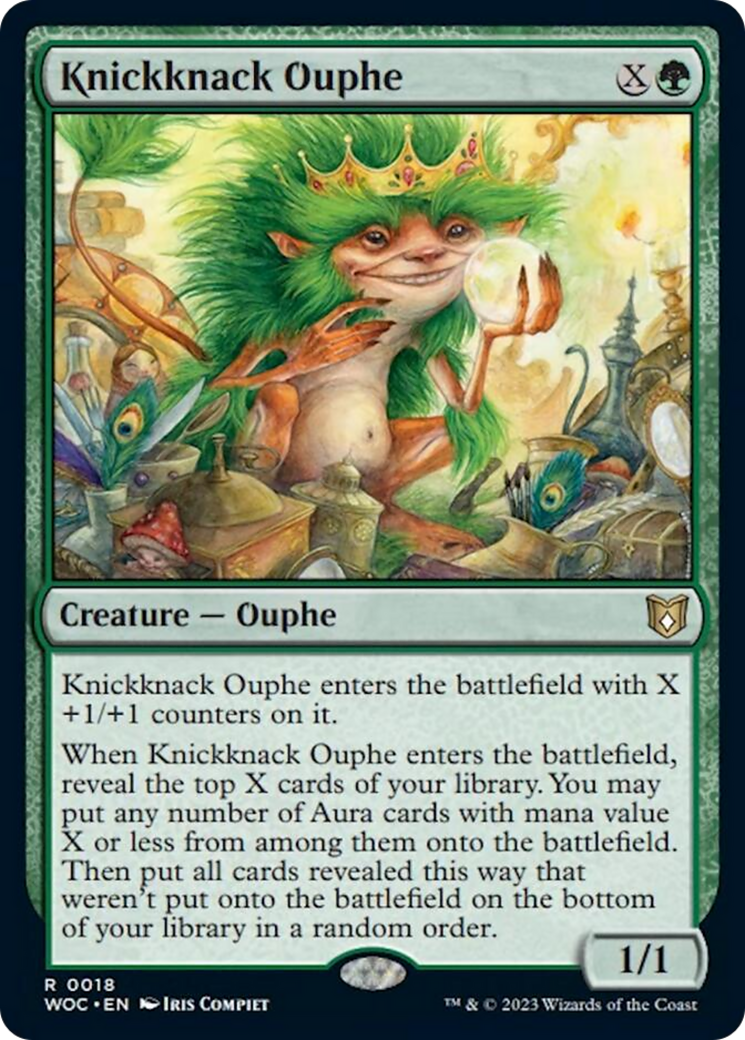 Knickknack Ouphe [Wilds of Eldraine Commander] | Boutique FDB TCG