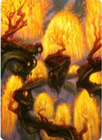 Grove of the Burnwillows Art Card [Zendikar Rising Art Series] | Boutique FDB TCG