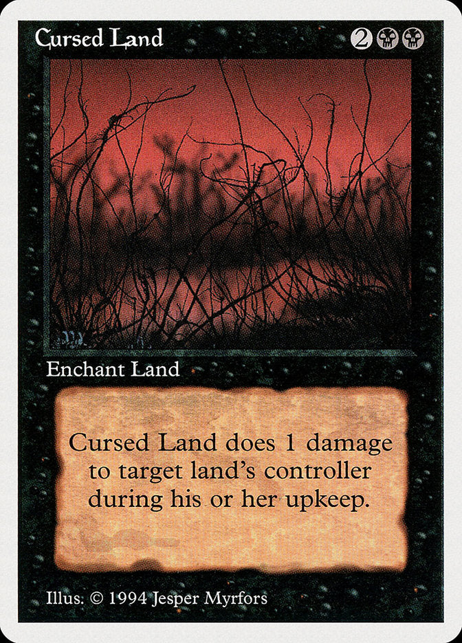Cursed Land [Summer Magic / Edgar] | Boutique FDB TCG