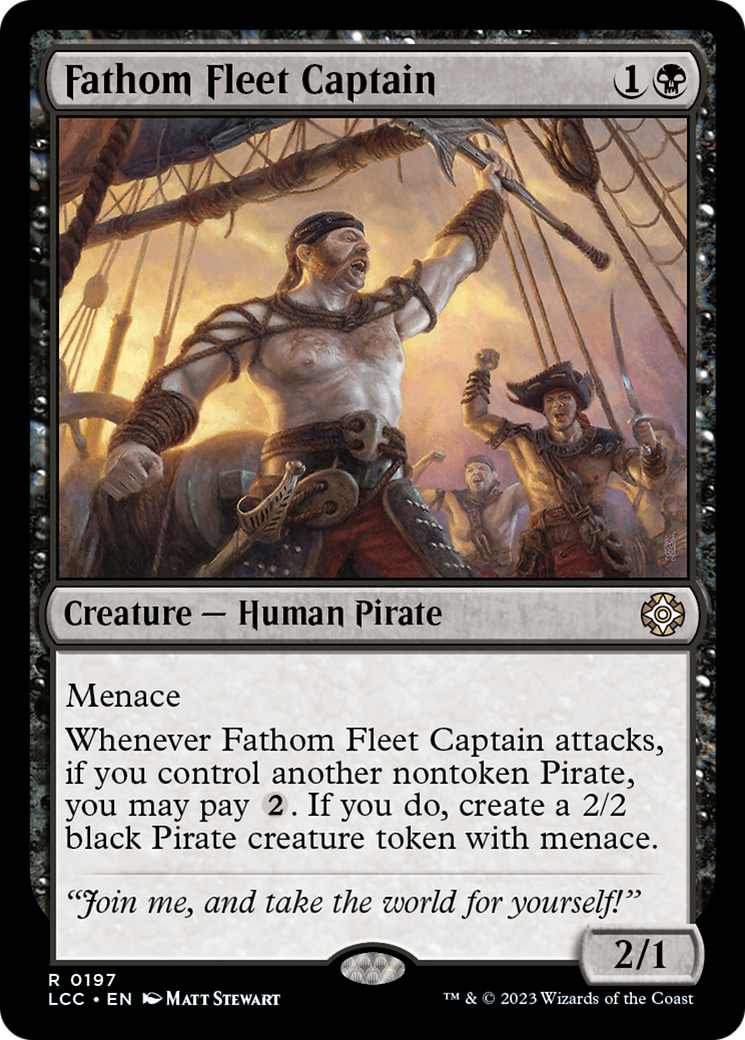 Fathom Fleet Captain [The Lost Caverns of Ixalan Commander] | Boutique FDB TCG