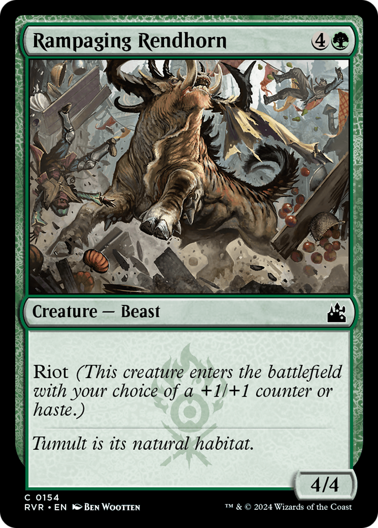 Rampaging Rendhorn [Ravnica Remastered] | Boutique FDB TCG