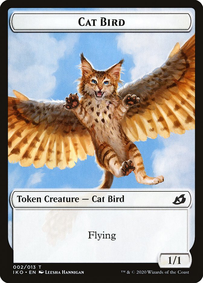 Cat Bird Token [Ikoria: Lair of Behemoths Tokens] | Boutique FDB TCG