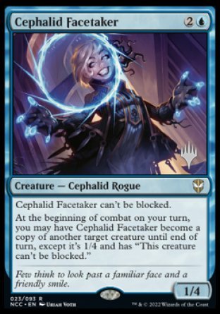 Cephalid Facetaker (Promo Pack) [Streets of New Capenna Commander Promos] | Boutique FDB TCG