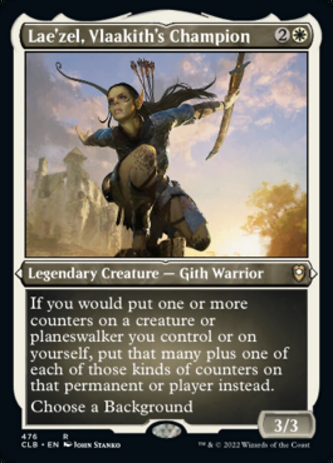 Lae'zel, Vlaakith's Champion (Foil Etched) [Commander Legends: Battle for Baldur's Gate] | Boutique FDB TCG
