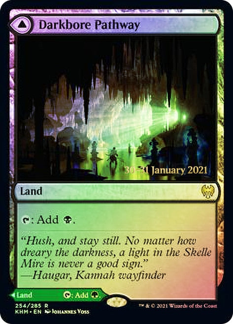 Darkbore Pathway // Slitherbore Pathway [Kaldheim Prerelease Promos] | Boutique FDB TCG