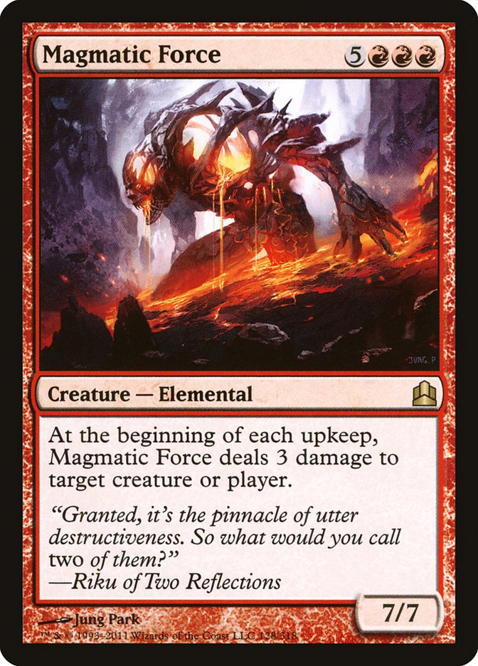 Magmatic Force [Commander 2011] | Boutique FDB TCG