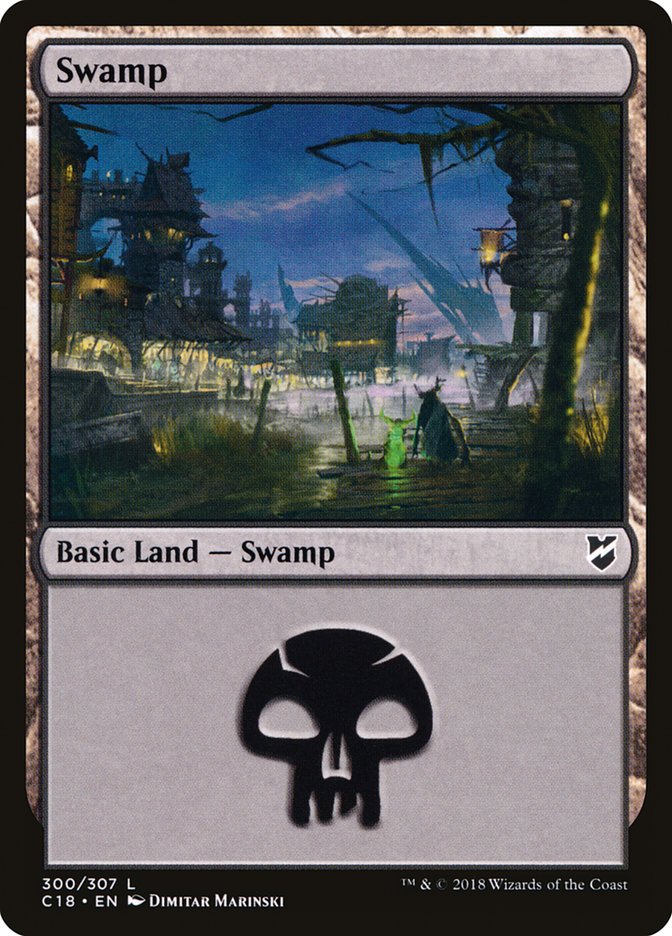 Swamp (300) [Commander 2018] | Boutique FDB TCG