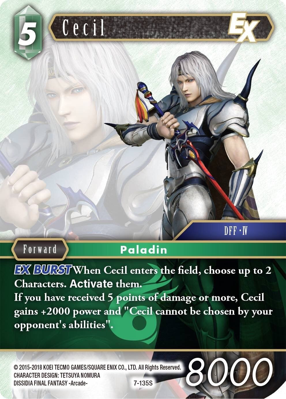 Cecil EX [Opus VII] | Boutique FDB TCG