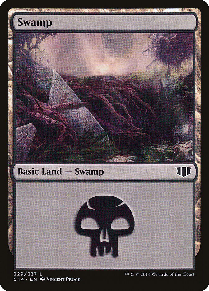 Swamp (329) [Commander 2014] | Boutique FDB TCG