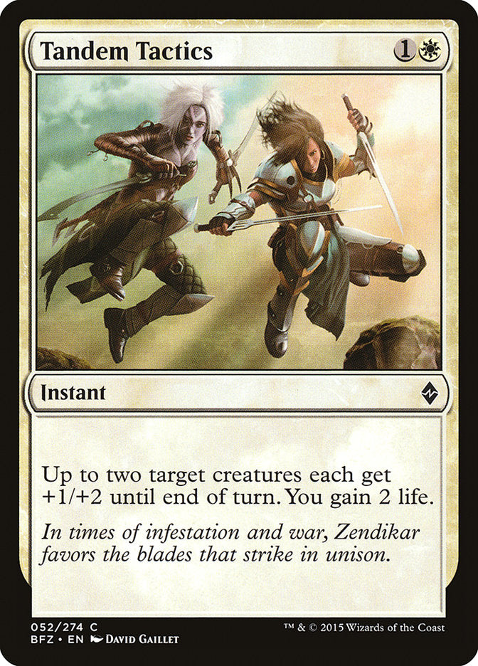 Tandem Tactics [Battle for Zendikar] | Boutique FDB TCG