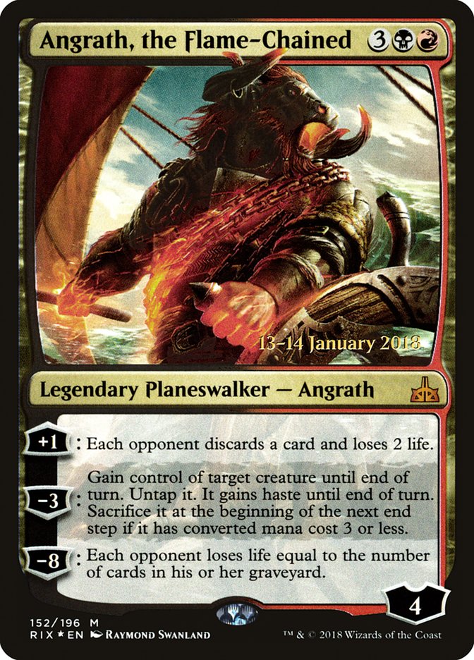 Angrath, the Flame-Chained [Rivals of Ixalan Prerelease Promos] | Boutique FDB TCG