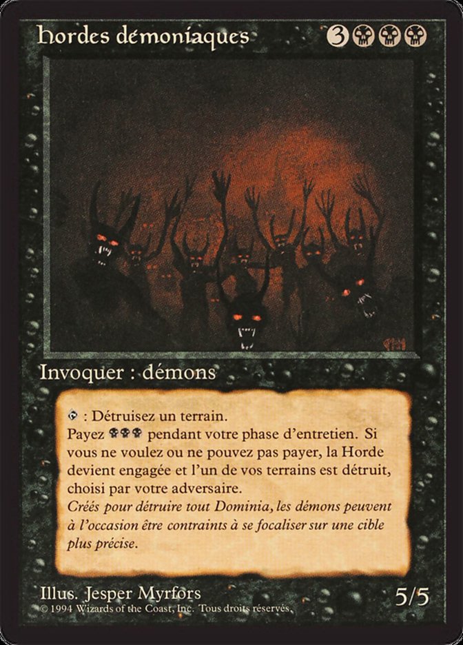 Demonic Hordes [Foreign Black Border] | Boutique FDB TCG