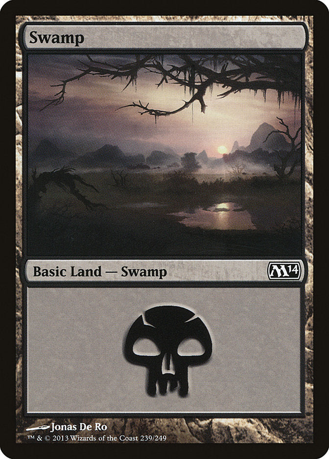 Swamp (239) [Magic 2014] | Boutique FDB TCG