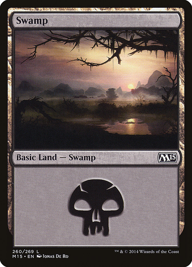 Swamp (260) [Magic 2015] | Boutique FDB TCG