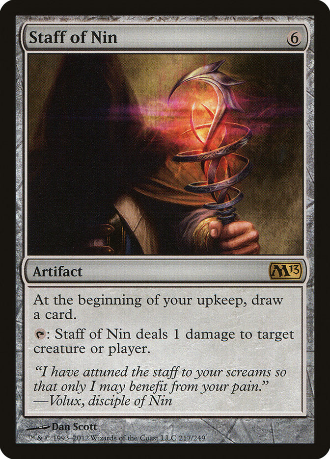 Staff of Nin [Magic 2013] | Boutique FDB TCG