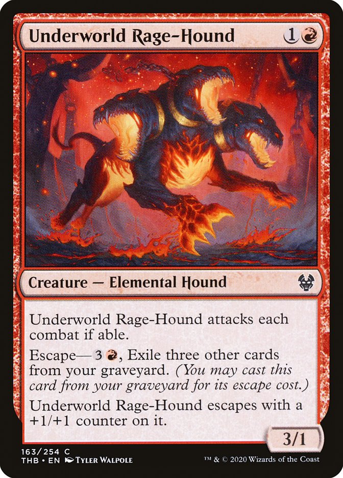 Underworld Rage-Hound [Theros Beyond Death] | Boutique FDB TCG