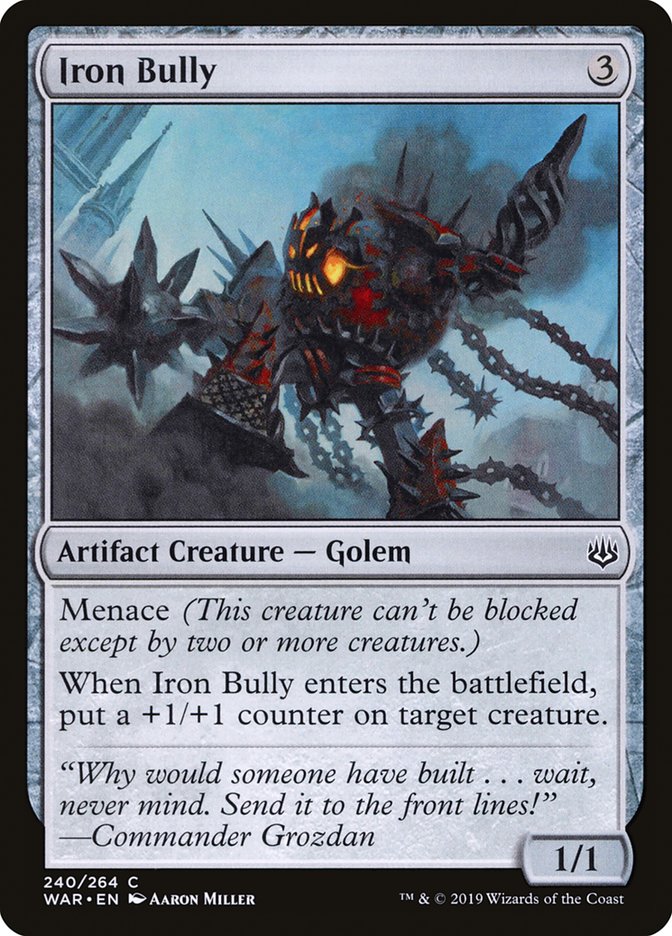 Iron Bully [War of the Spark] | Boutique FDB TCG