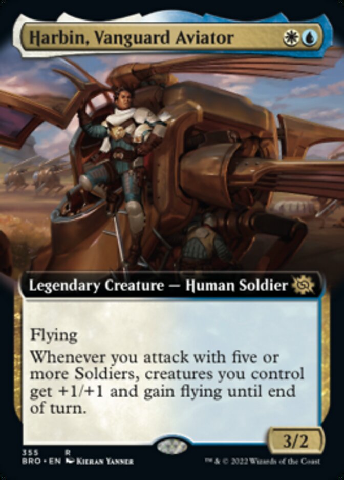 Harbin, Vanguard Aviator (Extended Art) [The Brothers' War] | Boutique FDB TCG