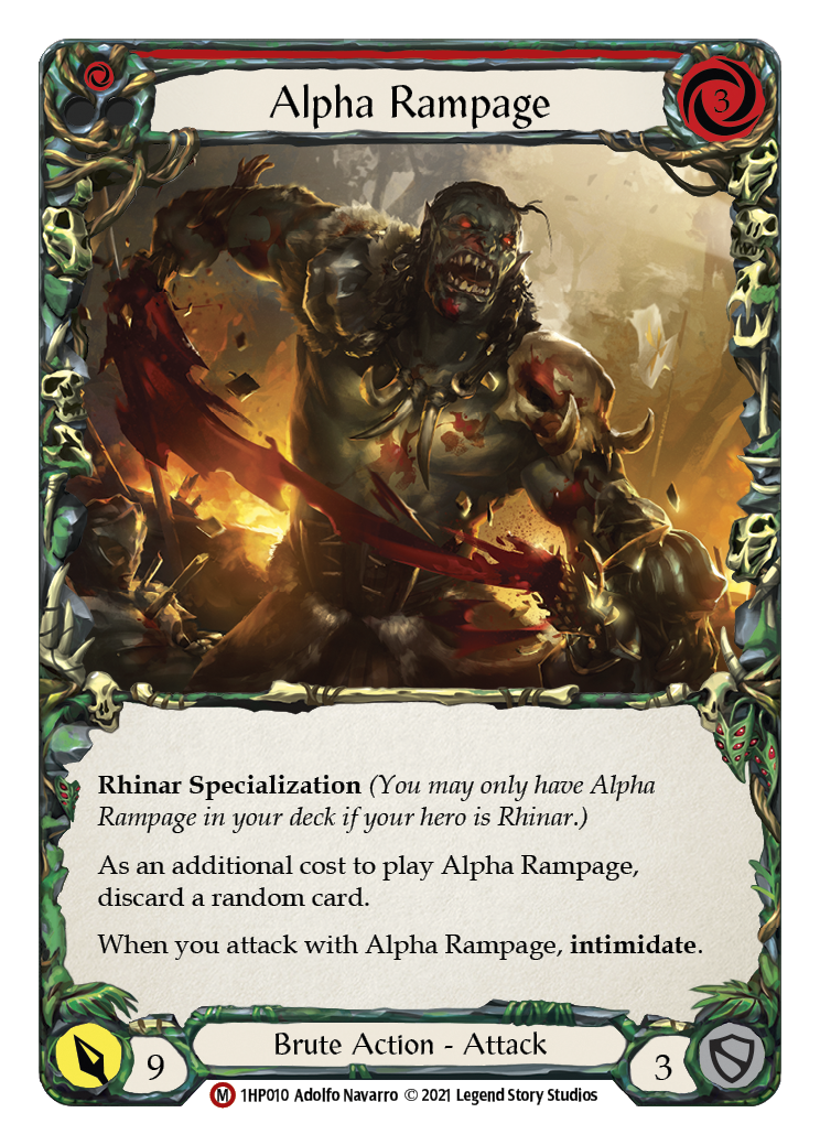Alpha Rampage [1HP010] (History Pack 1) | Boutique FDB TCG
