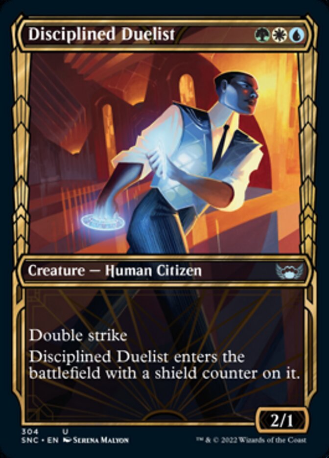 Disciplined Duelist (Showcase Golden Age) [Streets of New Capenna] | Boutique FDB TCG