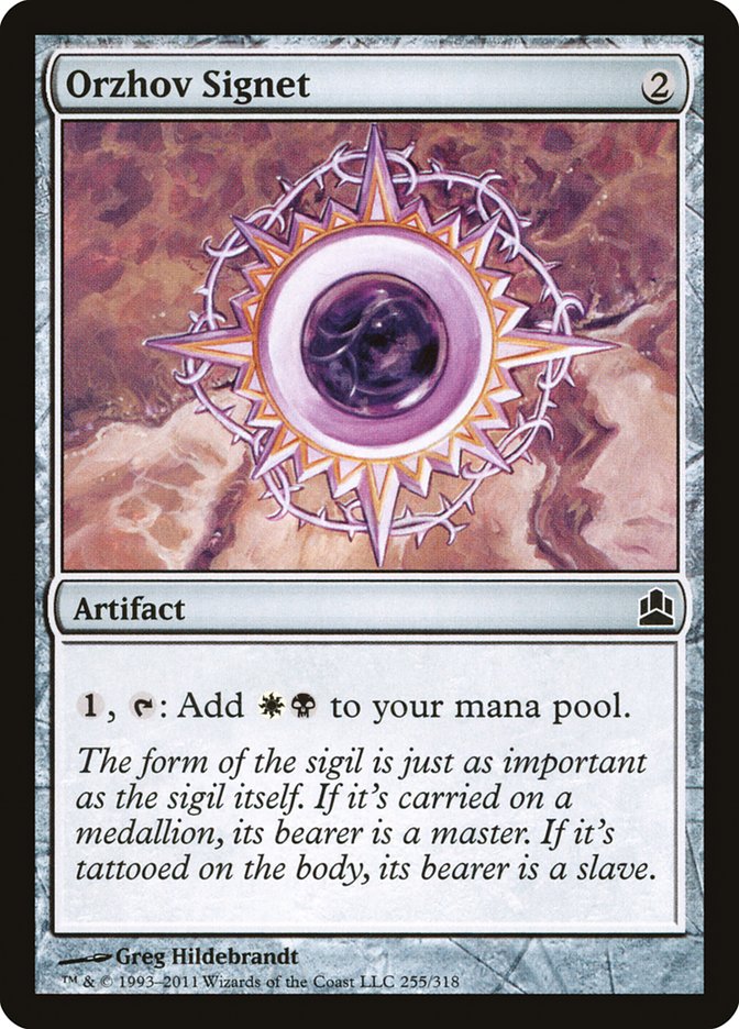 Orzhov Signet [Commander 2011] | Boutique FDB TCG