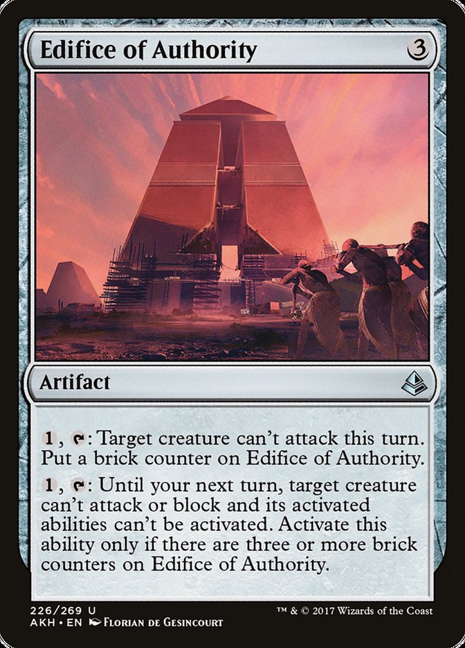 Edifice of Authority [Amonkhet] | Boutique FDB TCG