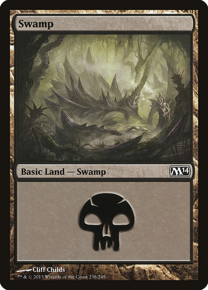 Swamp (238) [Magic 2014] | Boutique FDB TCG