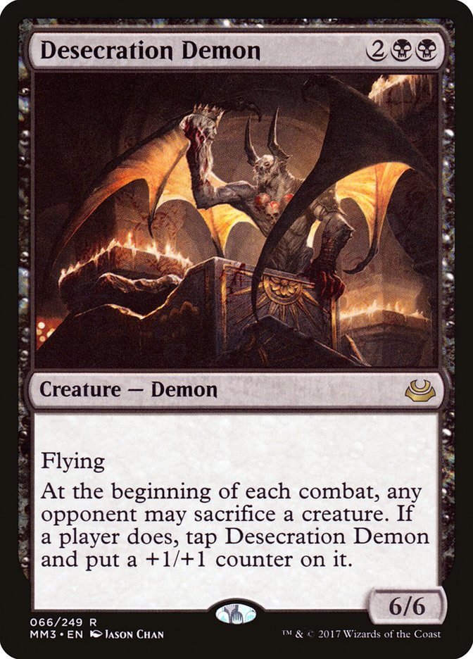 Desecration Demon [Modern Masters 2017] | Boutique FDB TCG