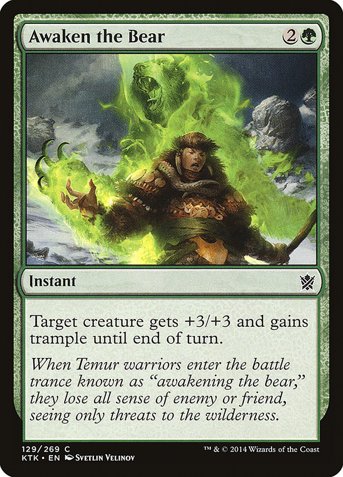 Awaken the Bear [Khans of Tarkir] | Boutique FDB TCG