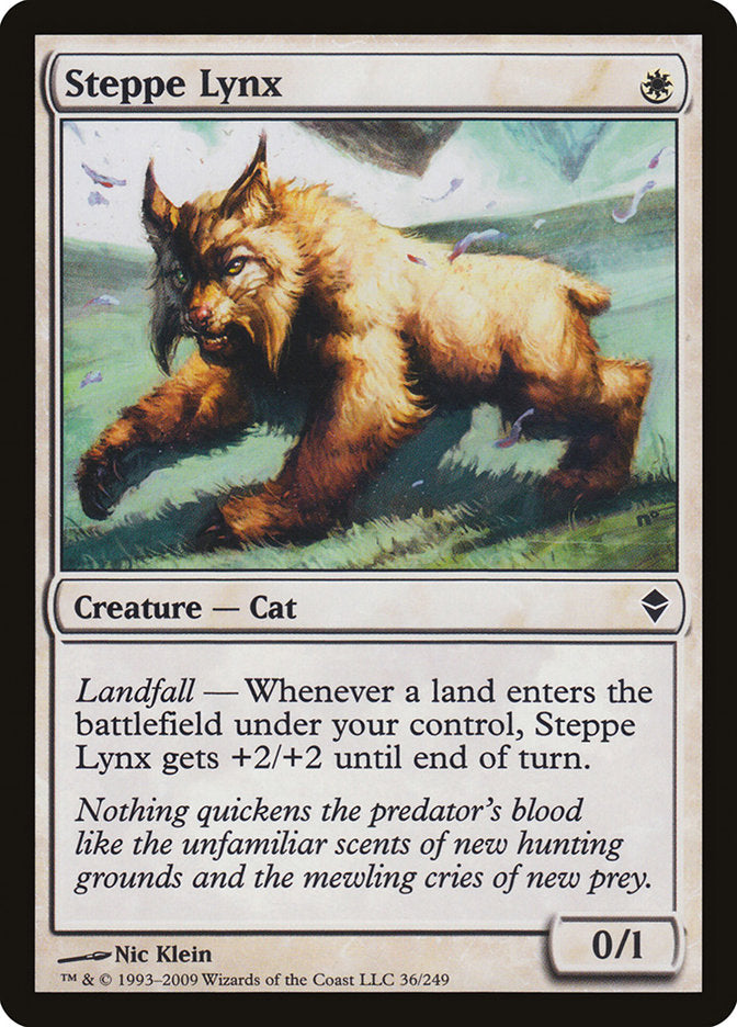 Steppe Lynx [Zendikar] | Boutique FDB TCG