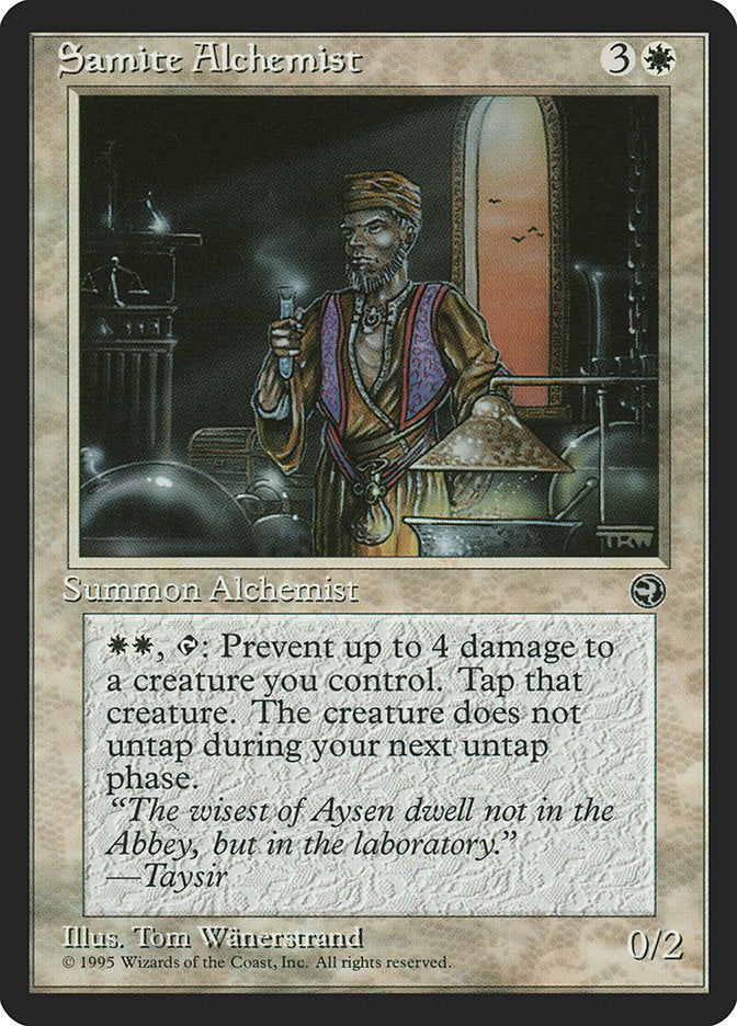 Samite Alchemist (Taysir Flavor Text) [Homelands] | Boutique FDB TCG