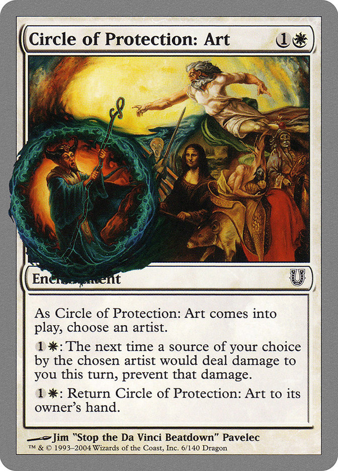 Circle of Protection: Art [Unhinged] | Boutique FDB TCG