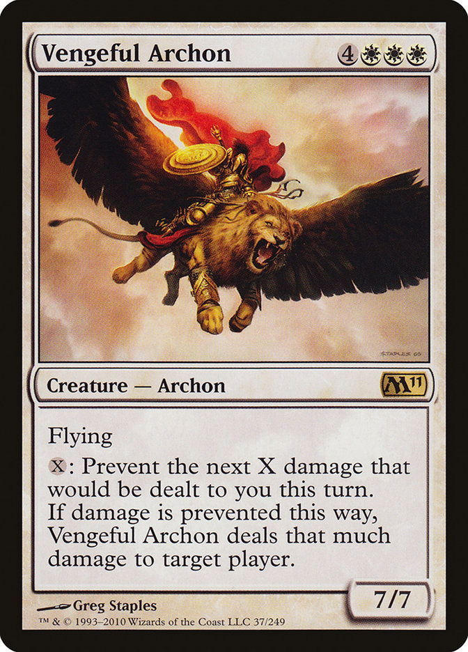 Vengeful Archon [Magic 2011] | Boutique FDB TCG